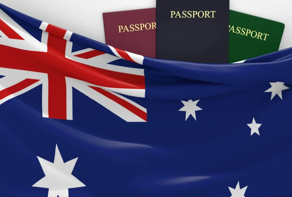 Applicant reviewing documents for Australia tourist visa from Dubai with details on visa processing time and application steps.