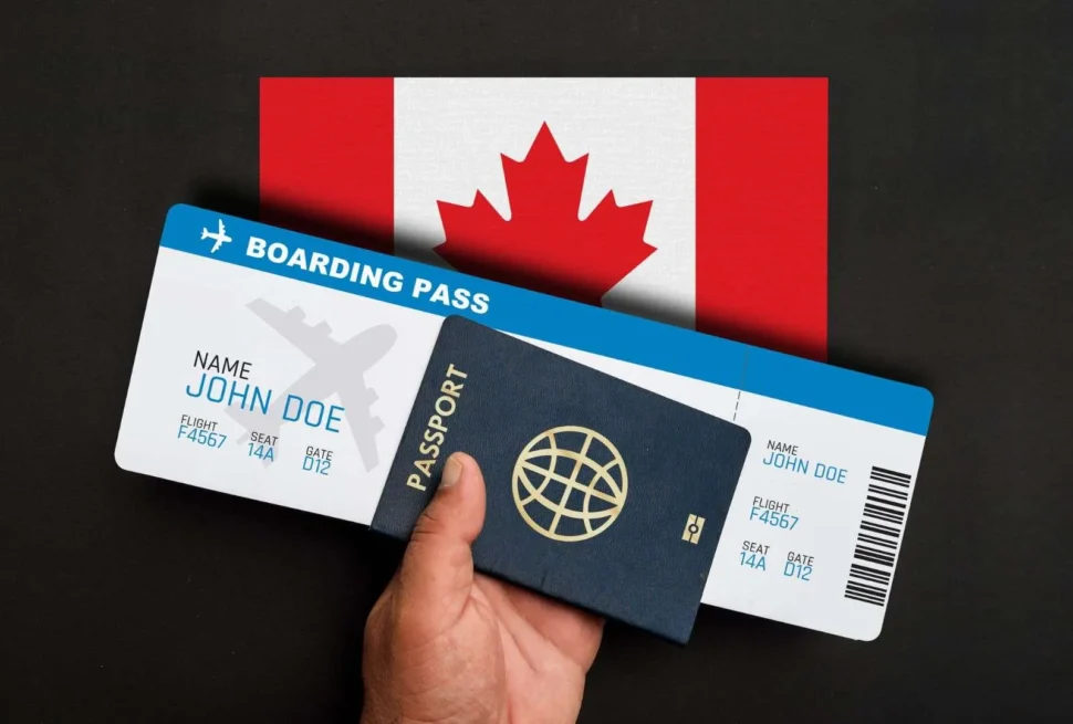 Passport and travel documents for Canada Visa From Dubai showing Canada visa requirements for UAE residents and tourist visa guidelines.