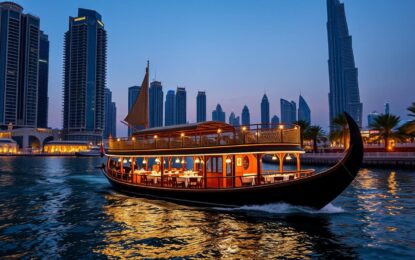 Dubai Creek Dhow Cruise: Stunning Views Await!