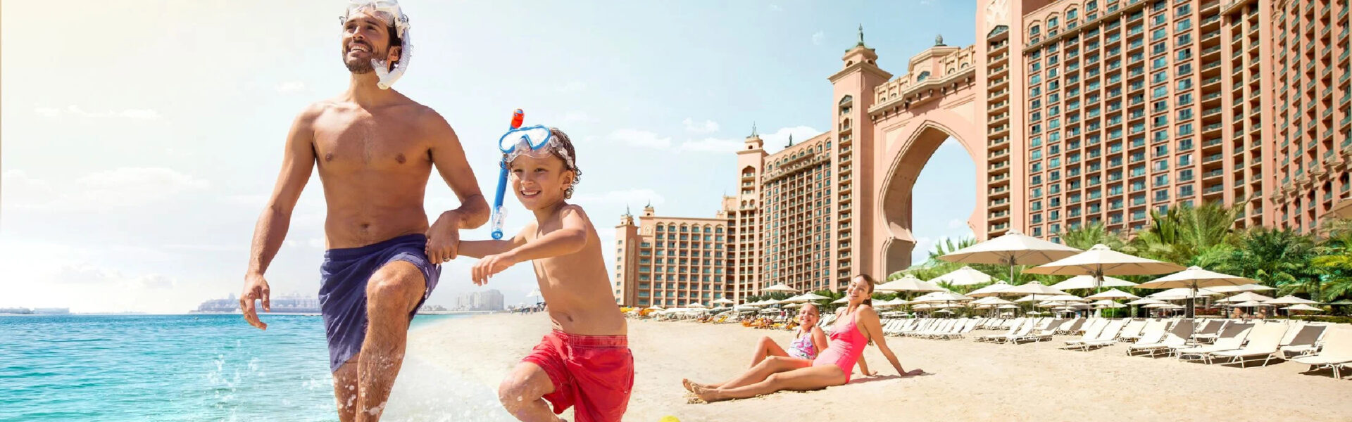 Skyline of Dubai showcasing top attractions included in 5 Nights & 6 Days Dubai holiday packages – ideal for travelers seeking exclusive holiday packages in Dubai.