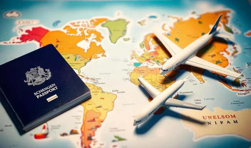 Schengen Visa from UAE – Fast-track + post approval help › Forever Tourism LLC Passport and travel documents prepared for Schengen Visa from UAE with a focus on the fastest visa processing from Dubai and list of Schengen countries 2025.