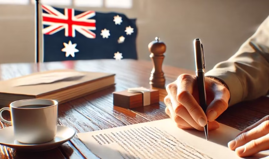 Australia Visa: Smooth Approval With Fast Track Help! › Forever Tourism LLC Travel documents and passport showing Australia visa 2025 details, including Australia tourist visa from Dubai and current visa processing time.