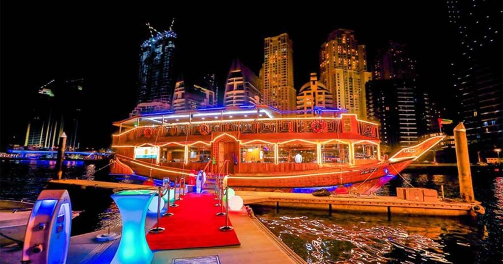 Marina Dhow Cruise: #1 Evening Tour In Dubai! › Forever Tourism LLC