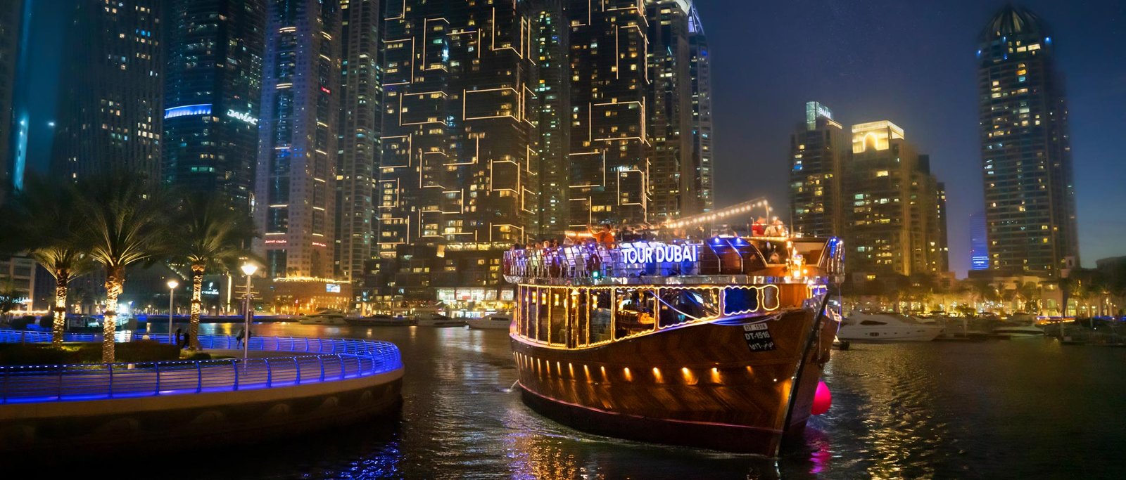 Skyline of Dubai promoting a 5 Nights 6 Days tour package for Eid holidays 2025, ideal for experiencing Eid Al Adha 2025 UAE holidays with city tours and cultural highlights.