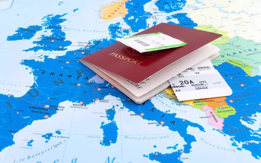 Schengen Visit Visa From Dubai | 5 Tips To Avoid Delay #Easy › Forever Tourism LLC Person holding passport and visa documents – applying for a Schengen visit visa from Dubai with all required documents and requirements.