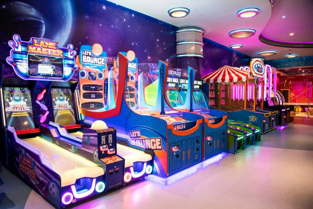 › Forever Tourism LLC Children enjoying a fun birthday party at a play zone in Dubai, showcasing some of the exciting birthday party ideas in Dubai available for kids.