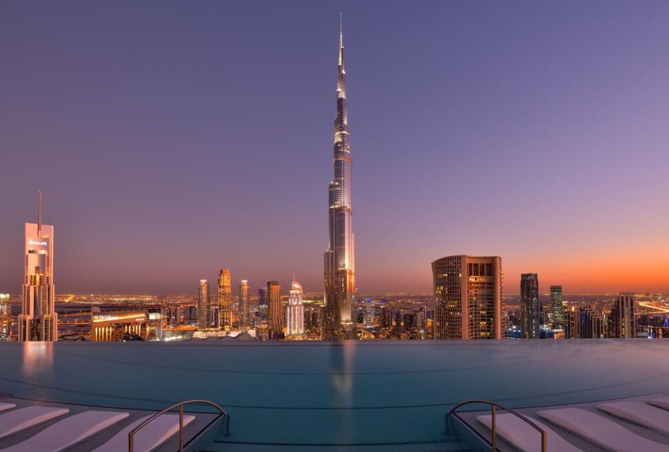 The Top 10 Hotels with a Burj Khalifa View in Dubai › Forever Tourism LLC Burj Khalifa view in Dubai – Enjoy breathtaking skyline sights from top hotels booked through Forever Tourism.