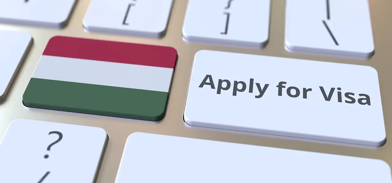 Person submitting Hungary Schengen visa application in Dubai, showcasing the process to apply for a Schengen visa Dubai.