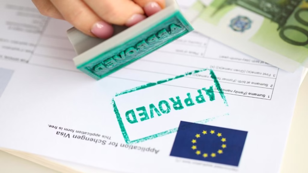 Passport with Schengen visa stamp – guide on how to apply for a Schengen visa from Dubai for UAE residents.