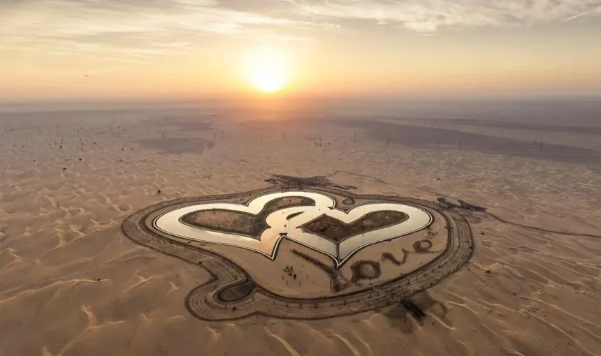 Dubai's private Al Qudra Love Lake Desert Tour in 2025 › Forever Tourism LLC Desert Tour in 2025 – Explore Al Qudra Love Lake with a private desert tour by Forever Tourism.