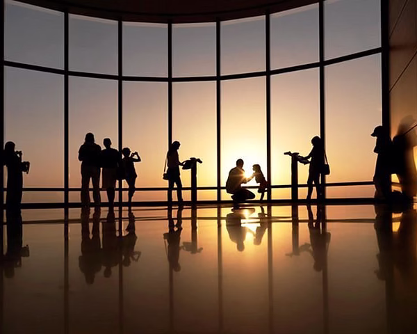 View from Sky View Observatory showcasing Burj Khalifa floors – get Burj Khalifa Tickets with cheap deals.