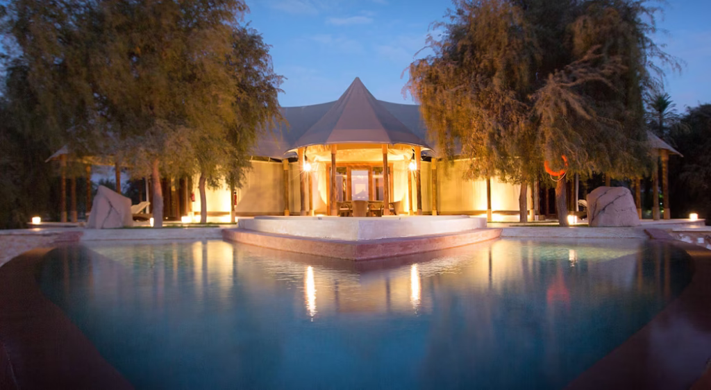 Desert Staycations in the UAE – Luxury Eco-Resort at Sunset