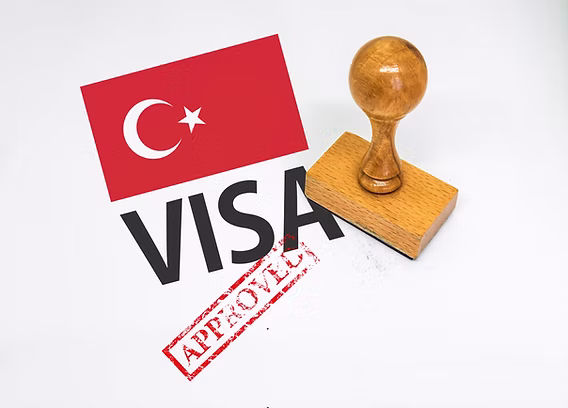 Travel documents and passport for Turkey visa from Dubai – showing Turkey visa requirements for UAE residents.