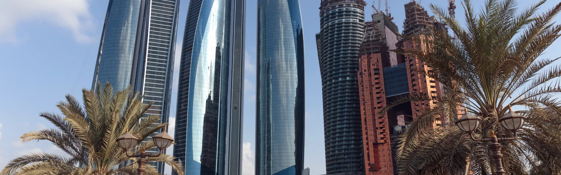 Picnic setup by the beach with skyline view at top Picnic Locations in Abu Dhabi