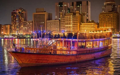 Dhow Cruise Creek | Stressed? Sunset Fixes Everything | #DubaiVibes