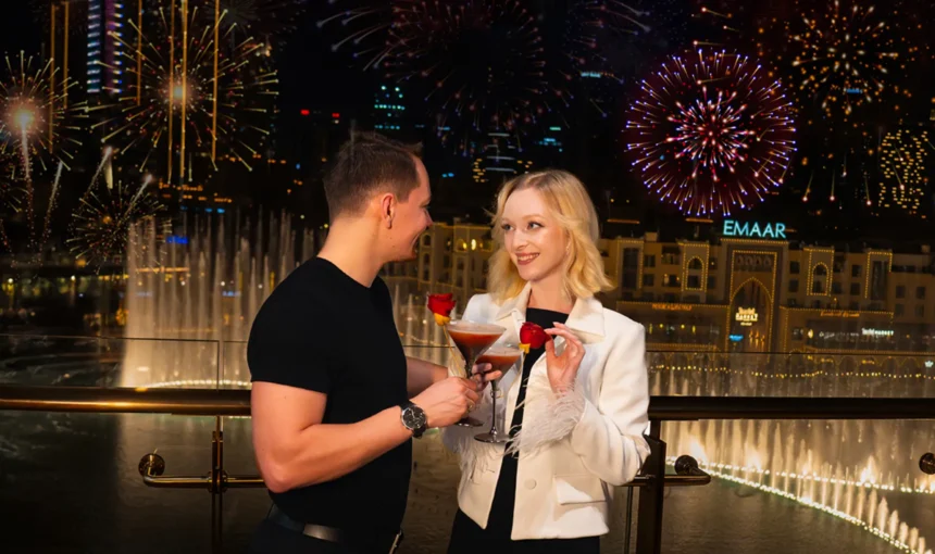 7 Lovely Things in Dubai to Enjoy with Your Partner › Forever Tourism LLC Couple enjoying a romantic evening at one of the lovely things in Dubai
