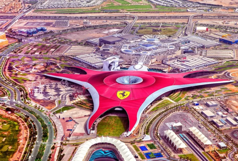 Guests enjoying cheap tickets for Ferrari World Abu Dhabi with Forever Tourism
