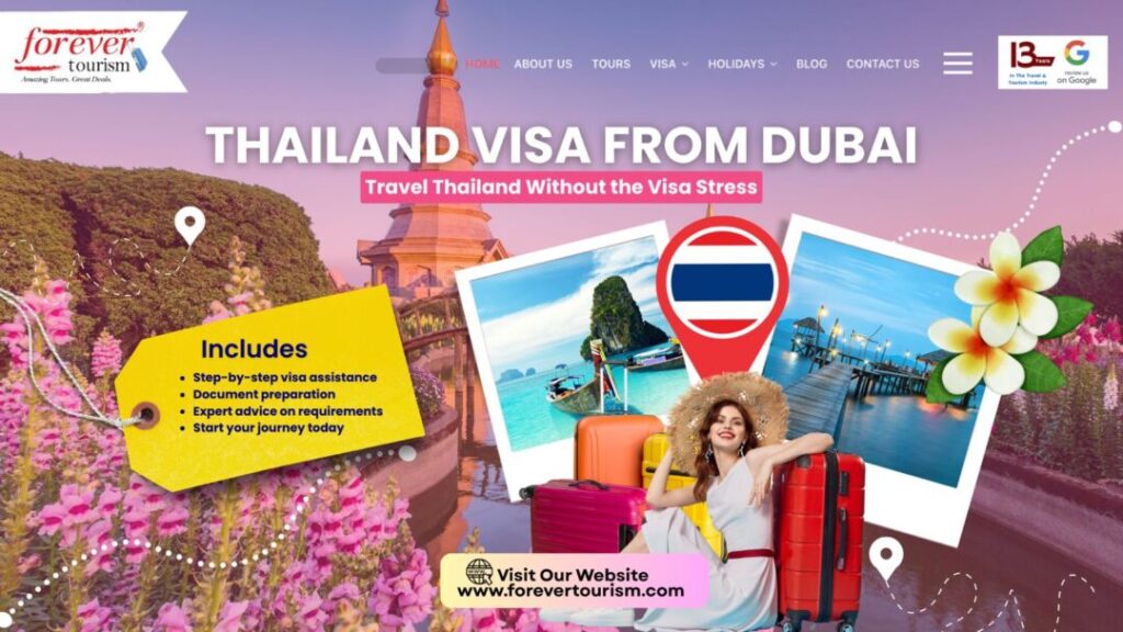 Apply For Thailand Visa From Dubai | No Hidden Steps | #TrustUs › Forever Tourism LLC Traveler preparing documents required for Thailand visa from Dubai to apply for Thailand visa from Dubai and ensure a smooth Dubai to Thailand visa approval.