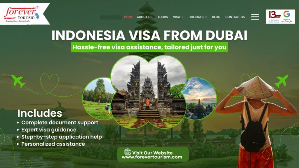 Travel documents, passport, and boarding pass prepared for a seamless Dubai to Indonesia visa application – your guide to the right Indonesia visa from Dubai.