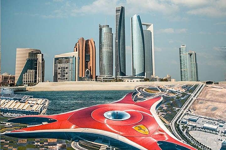 Tourists enjoying Abu Dhabi Tour With Ferrari World booked via Forever Tourism