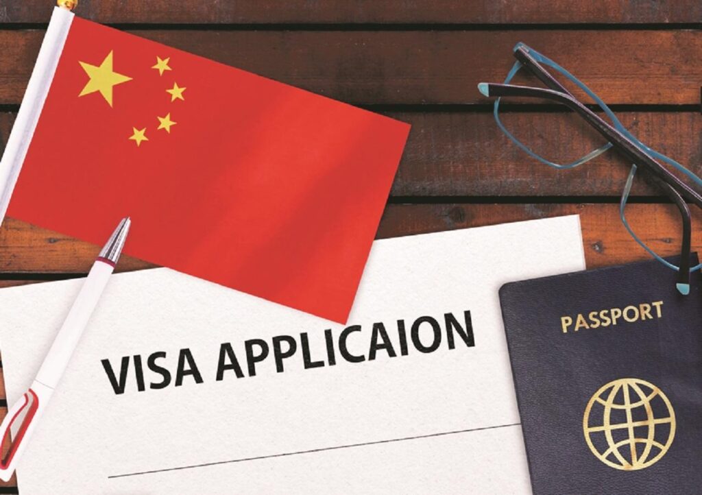 Visa to China from Dubai process showing China visa application Dubai steps and China tourist visa from Dubai approval