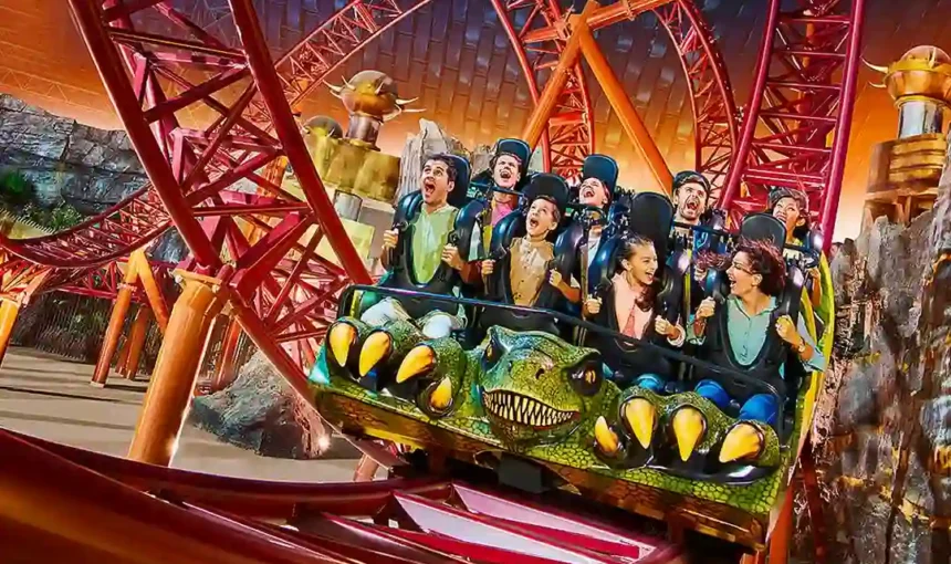 Families enjoying thrilling rides at IMG Worlds of Adventure using IMG Tickets, IMG World Ticket, IMG Park Tickets, and IMG Theme Park Tickets.