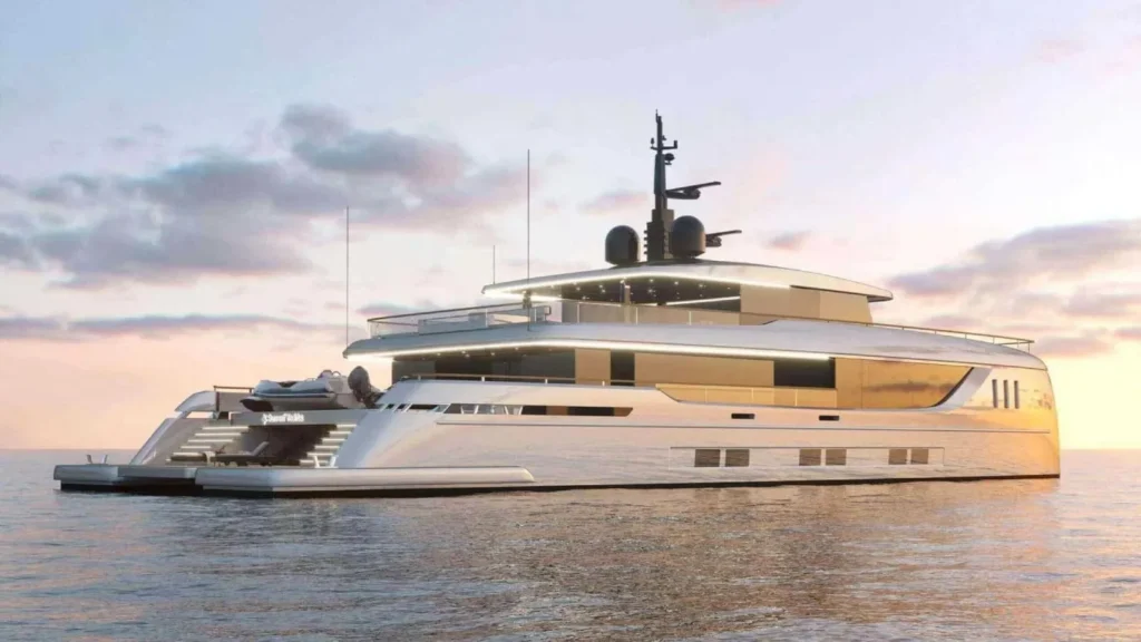 › Forever Tourism LLC Luxury rental yacht services in Abu Dhabi cruising through turquoise waters with Forever Tourism travel packages
