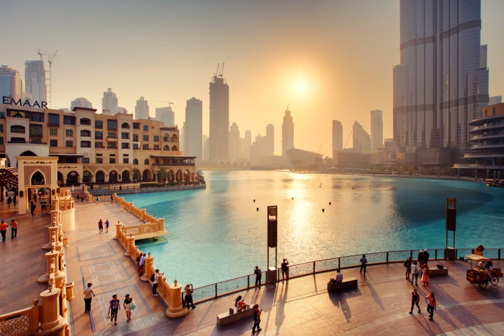 Exciting activities inside Dubai Mall including shopping, aquarium visits, ice rink, and entertainment with Forever Tourism guidance