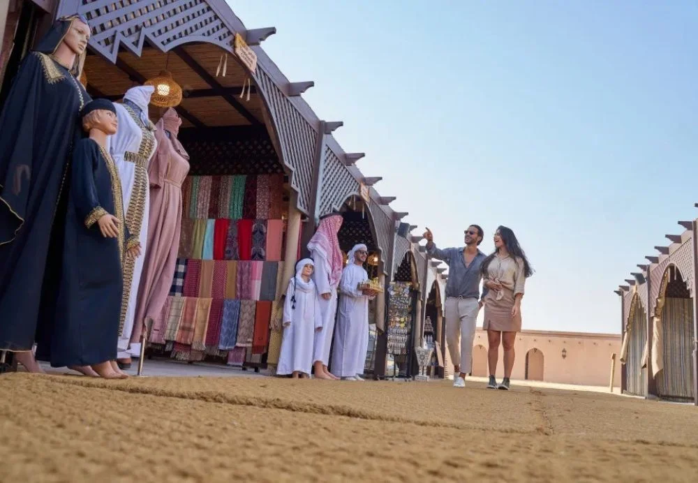 Sunrise camel ride during the best morning desert safari in Dubai