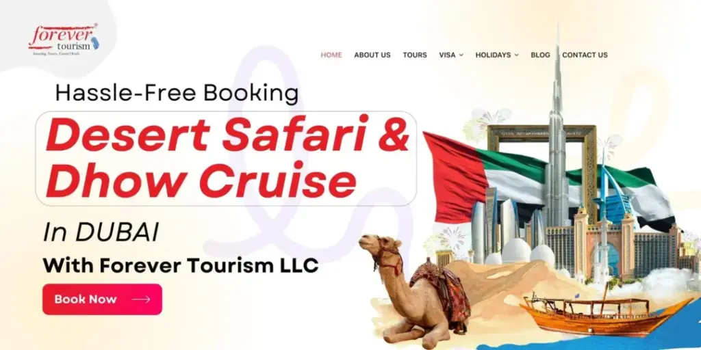 Camel ride adventure covered under desert safari Dubai price