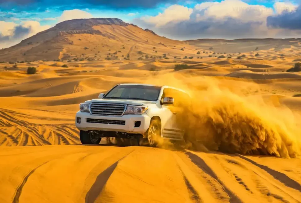 › Forever Tourism LLC 4x4 dune bashing adventure included in desert safari Dubai tickets