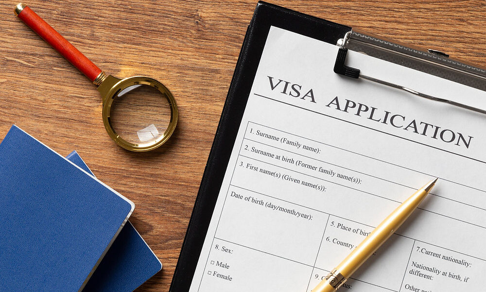 Traveler preparing documents for Schengen Visa from Dubai to explore Europe