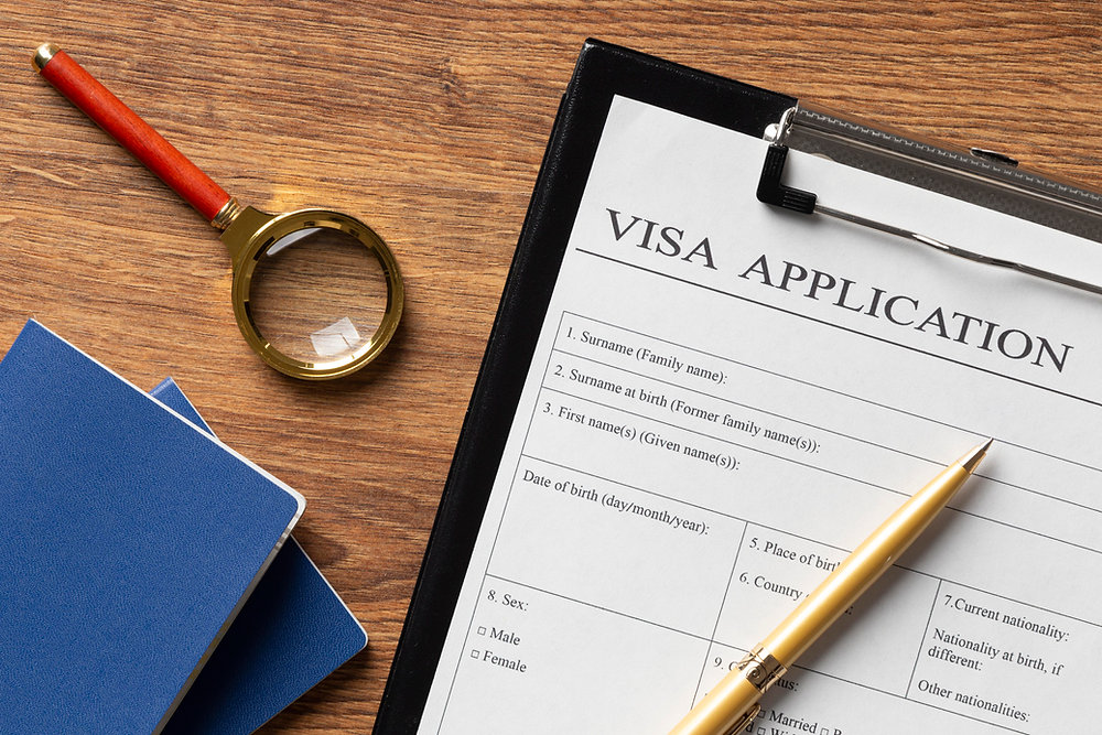Traveler preparing documents for Schengen Visa from Dubai to explore Europe