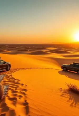 › Forever Tourism LLC luxury safari dubai with private 4x4 on red dunes and candlelit VIP camp