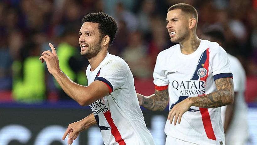 › Forever Tourism LLC Barcelona vs PSG — full-time 1–2 at Estadi Olímpic Lluís Companys, Barcelona