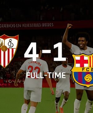 Sevilla vs Barcelona: 4–1 Recap & Spain Visa Guide › Forever Tourism LLC Sevilla vs Barcelona — 4–1 at Ramón Sánchez-Pizjuán Stadium, Spain