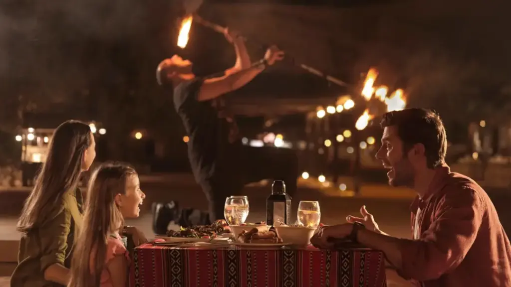 › Forever Tourism LLC VIP desert safari Dubai private 4x4 on red dunes with candlelit VIP camp