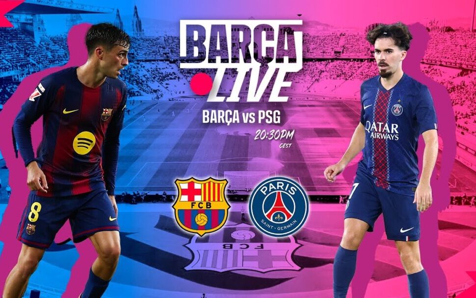 Barcelona vs PSG — full-time 1–2 at Estadi Olímpic Lluís Companys, Barcelona