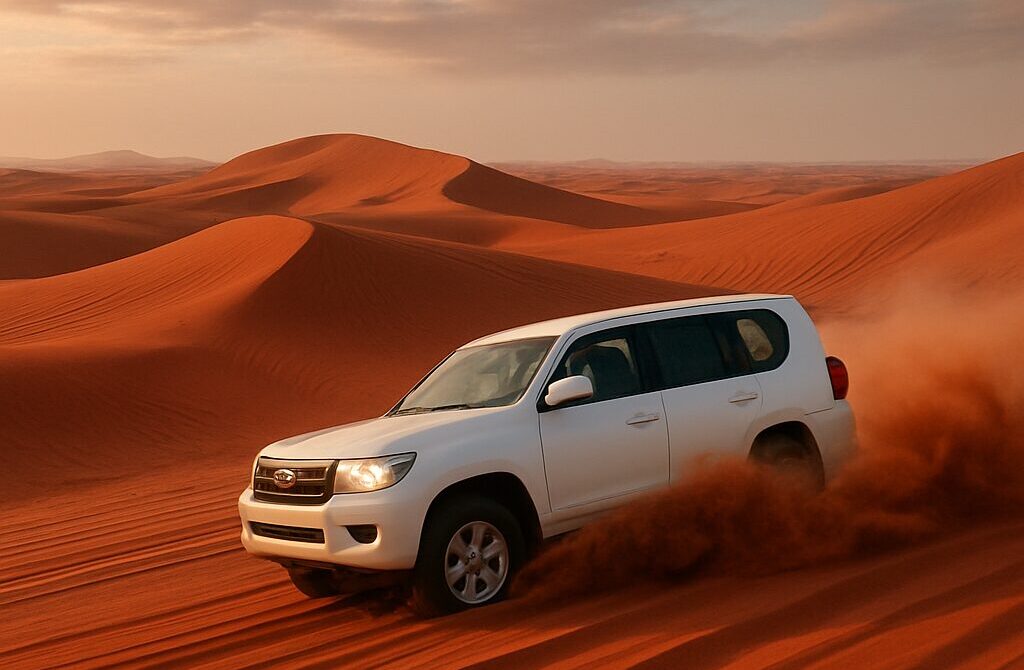› Forever Tourism LLC A thrilling ride through the red dunes of Dubai's desert