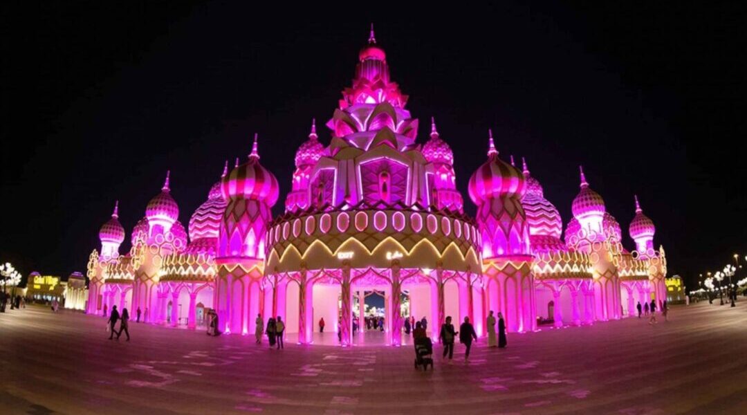 global village restaurants offering world cuisines and street food stalls