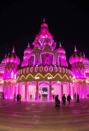 global village restaurants offering world cuisines and street food stalls