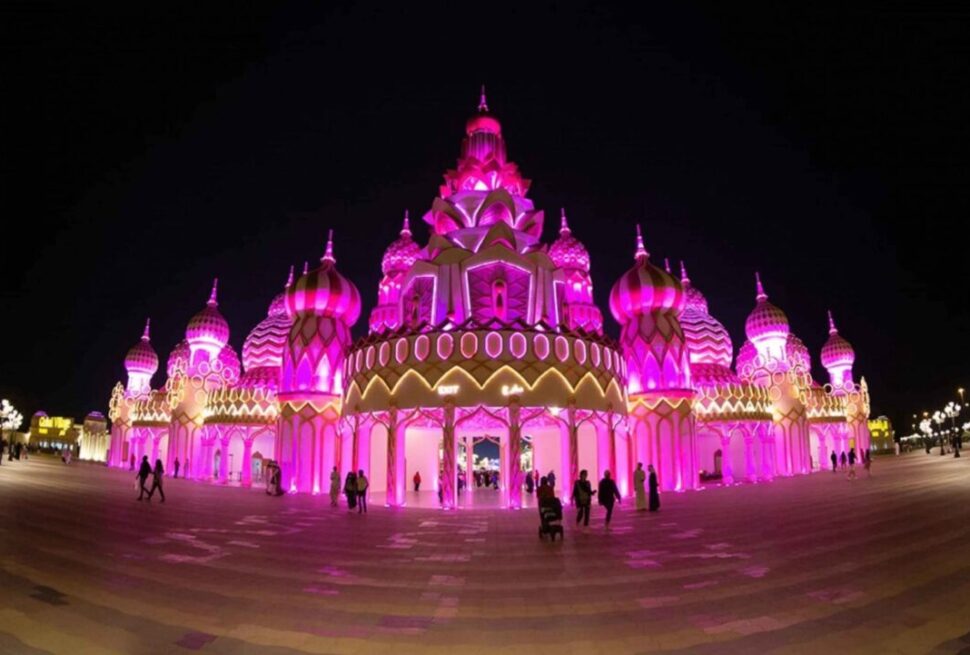 global village restaurants offering world cuisines and street food stalls