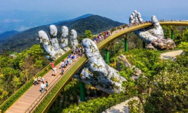The Golden Bridge in Vietnam