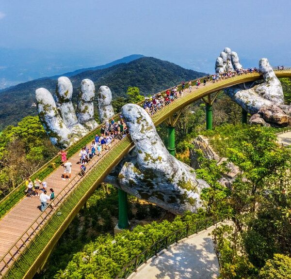 The Golden Bridge in Vietnam