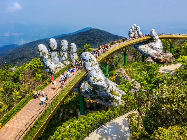 The Golden Bridge in Vietnam