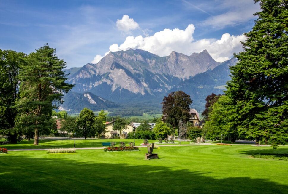 A scenic Swiss Alps