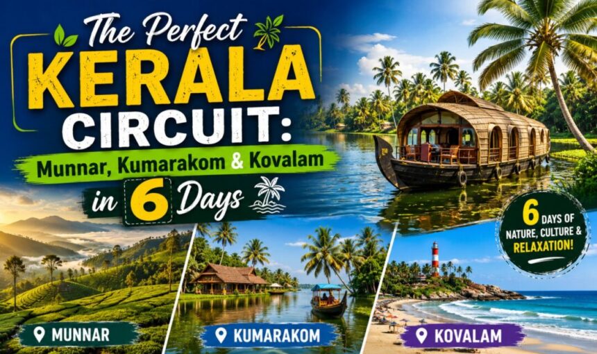 The Perfect Kerala Circuit: Munnar, Kumarakom & Kovalam in 6 Days