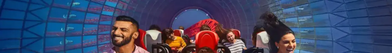 family enjoying UAE holiday 2025 with Dubai skyline and desert in the background